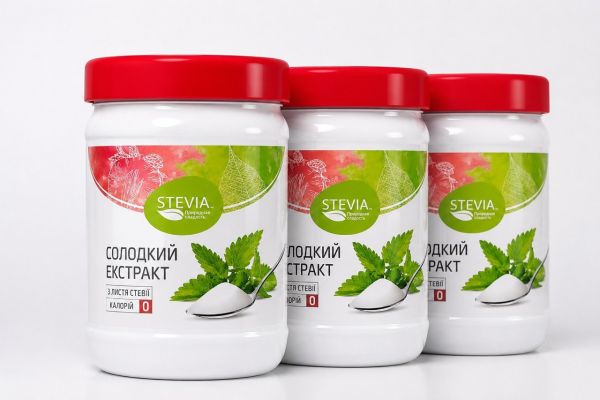 Стевія в порошку, 150 г. - набір 3 банки